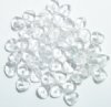50 4x9mm Crystal Wavy Disk Beads